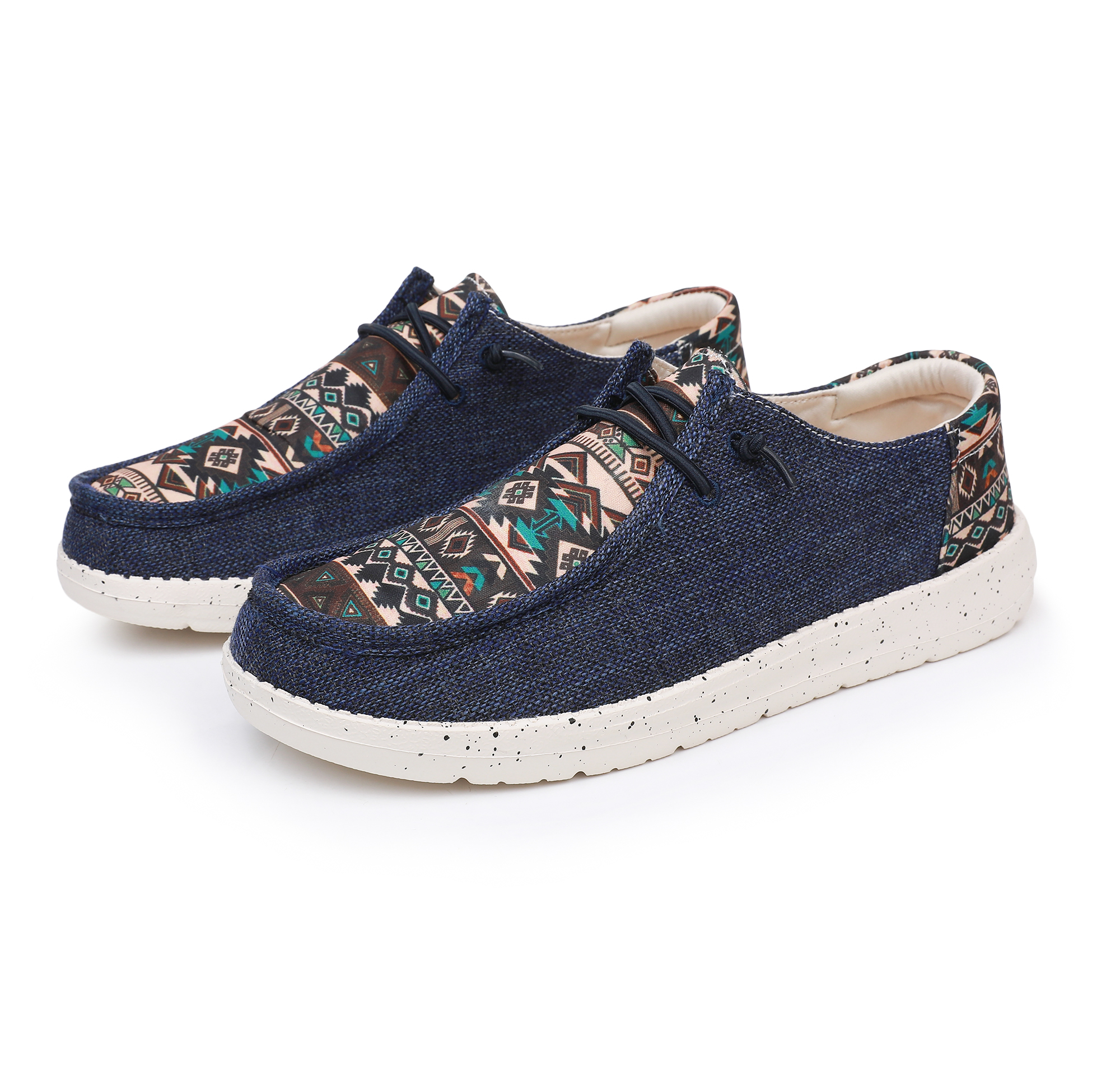 Anti Loop Rubber - Handmade Woven Shoes Men's Canvas Sneakers