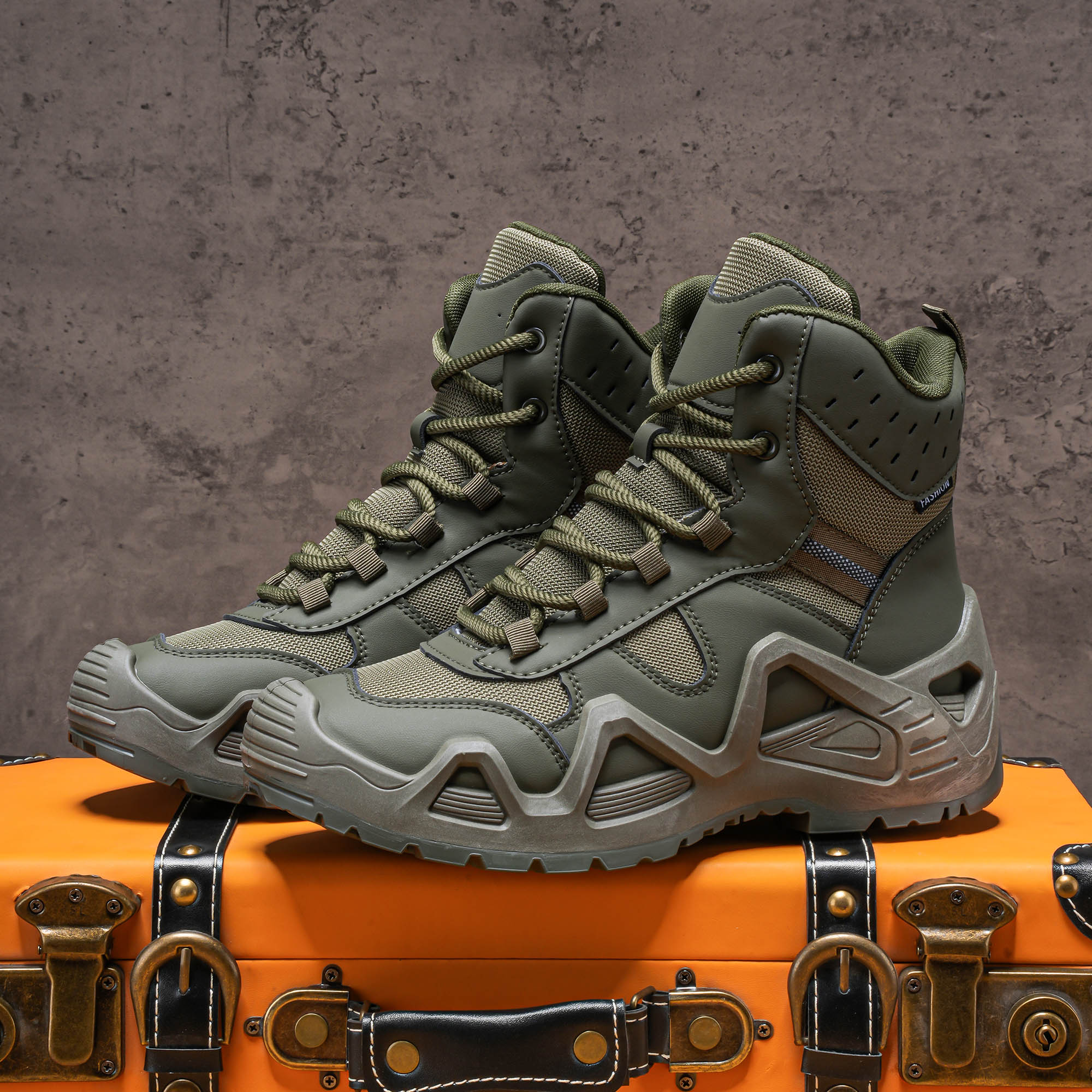 Anti Loop Rubber - Men's high top boots, hiking boots,