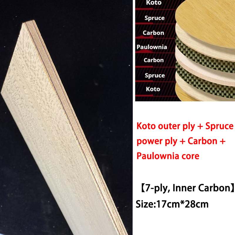 Koto DIY Table Tennis Blade Wo - Stiga Carbon Blade のレビューと価格