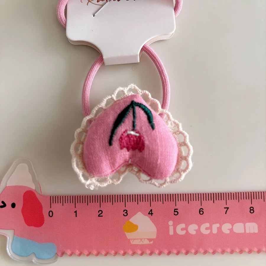 Kids Hair Ties Winter Fabric H - Anti Loop Rubber のレビューと価格