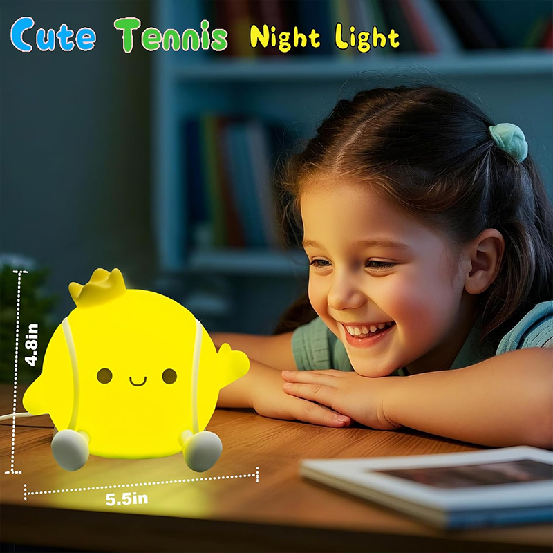 Cute Tennis Night Light Silico - Table Tennis Touch のレビューと価格