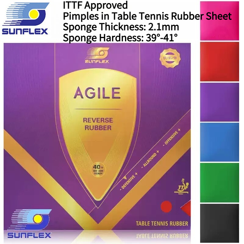 SUNFLEX AGILE Colorful Table T - Table Tennis Film のレビューと価格