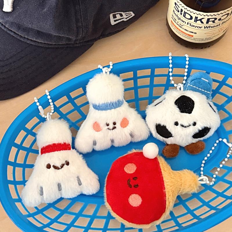 New Cute Cartoon Plush Ball De - Table Tennis Paddle Set のレビューと価格