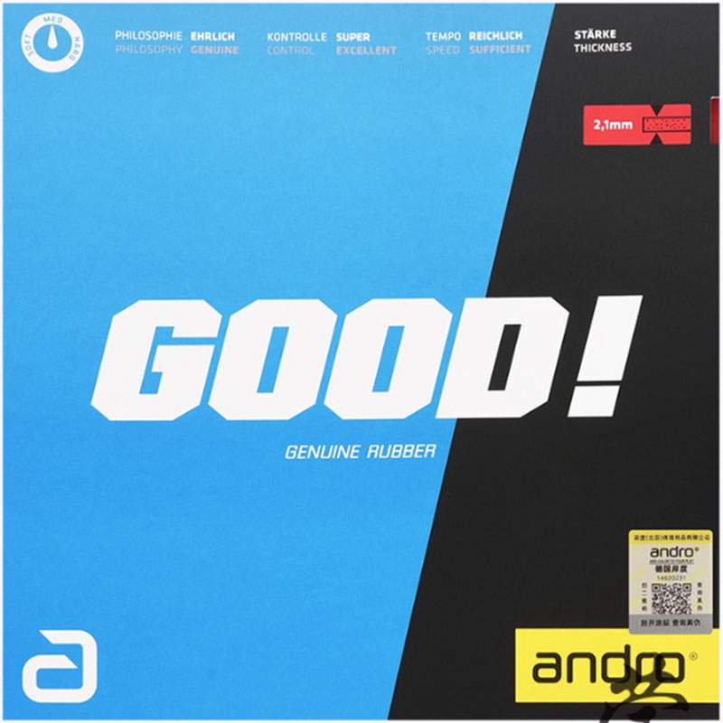 Andro GOOD table tennis rubber - Table Tennis Paddle Set のレビューと価格