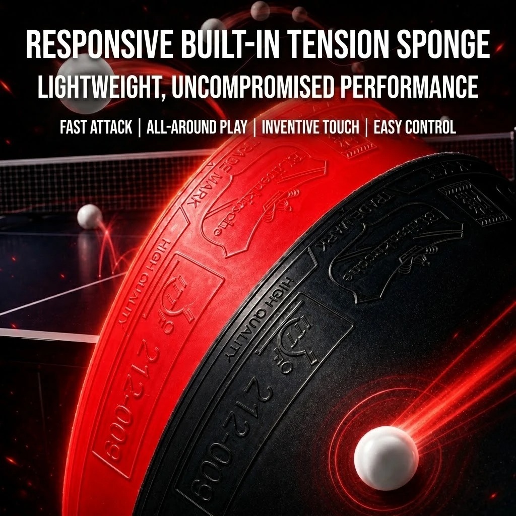 Kokutaku Table Tennis Racket R - Table Tennis Paddle Set のレビューと価格