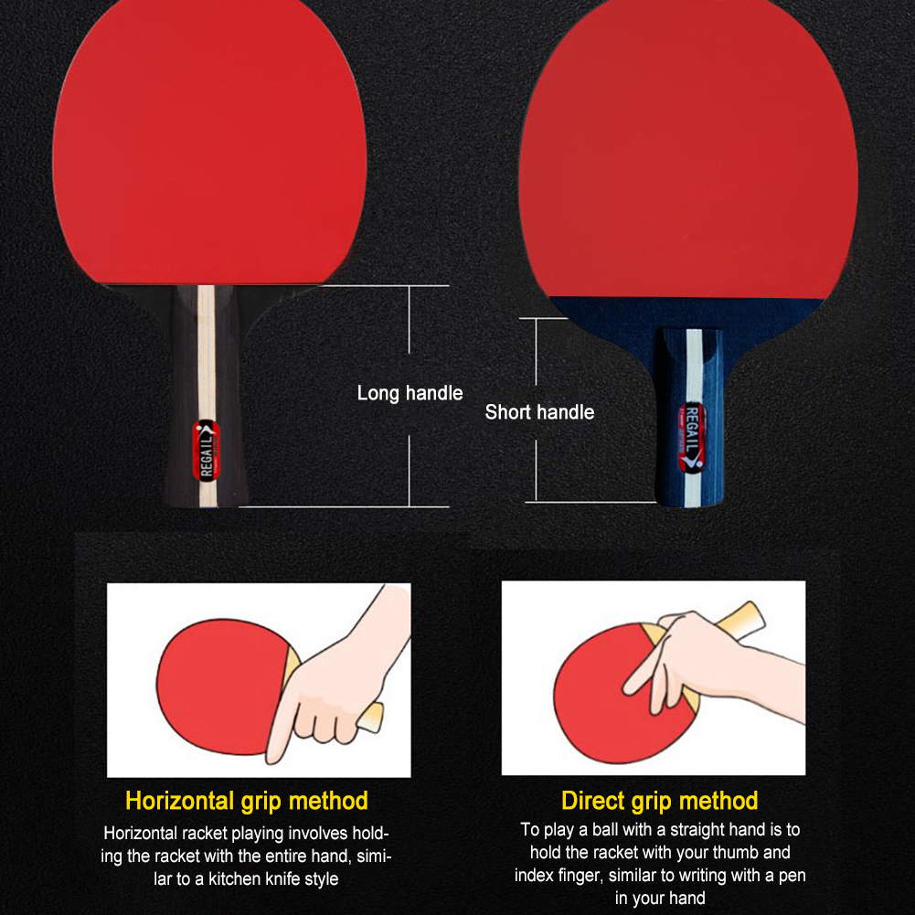 Table Tennis Racket 2 Rackets  - Table Tennis Zlc のレビューと価格
