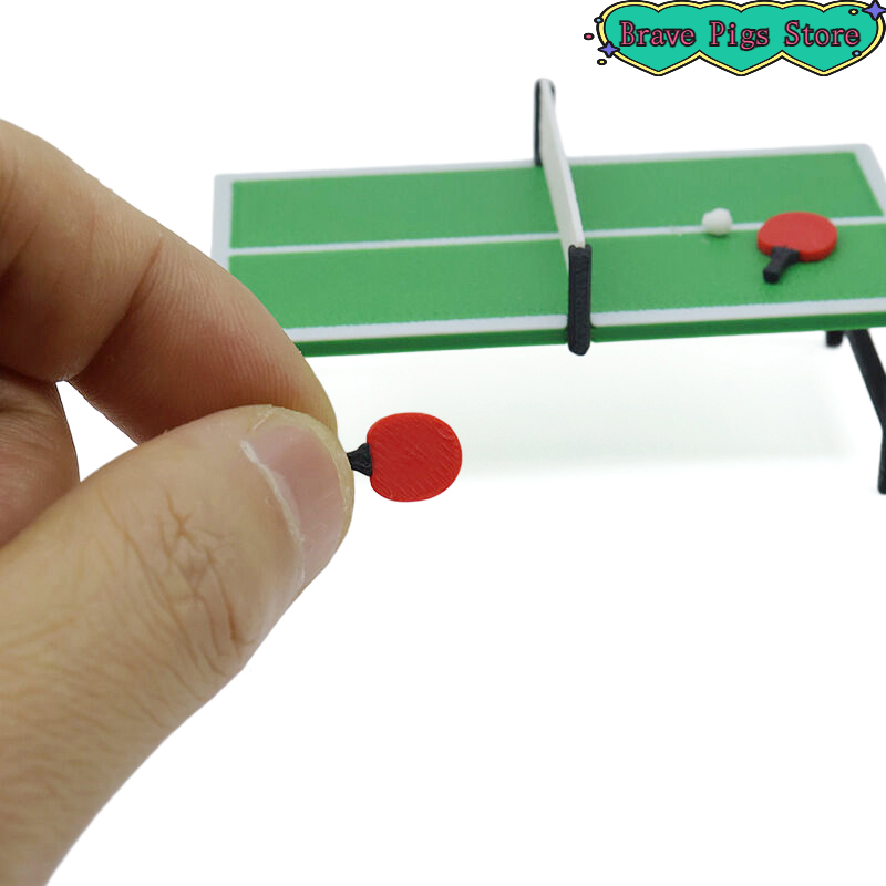 1:12 Miniature Table Tennis Ra - Table Tennis Paddle Set のレビューと価格