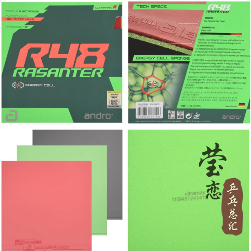 Andro Rasanter R45 47 50 C45 4 - Table Tennis Paddle Set のレビューと価格