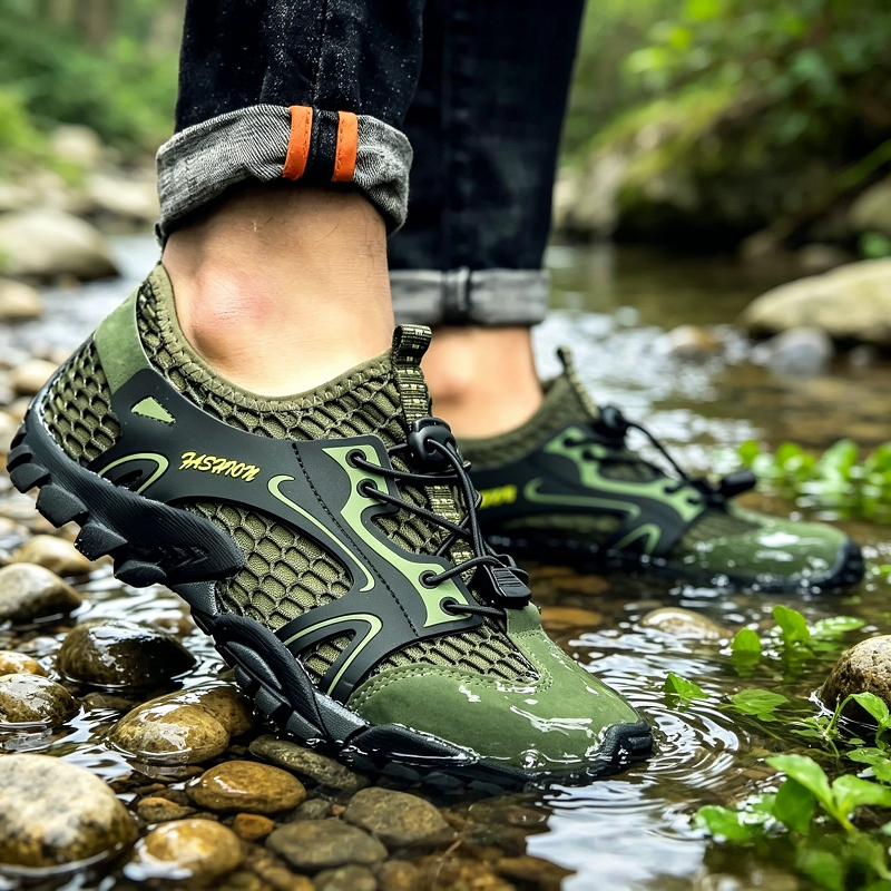 YUYIIN Sneakers Men Outdoor An - Anti Loop Rubber のレビューと価格