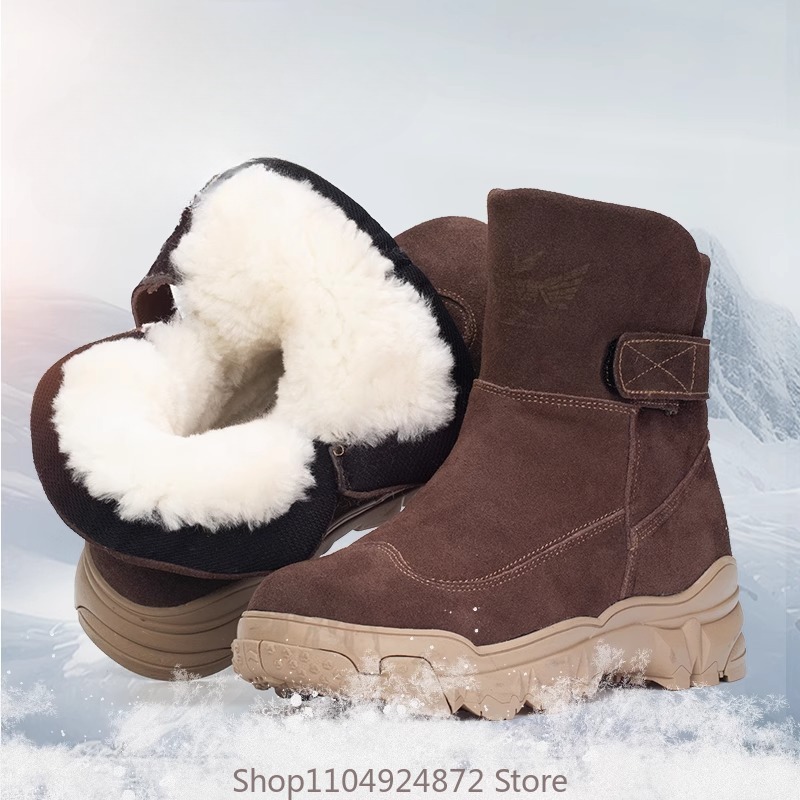 Outdoor Casual Snow Boots Men' - Anti Loop Rubber のレビューと価格