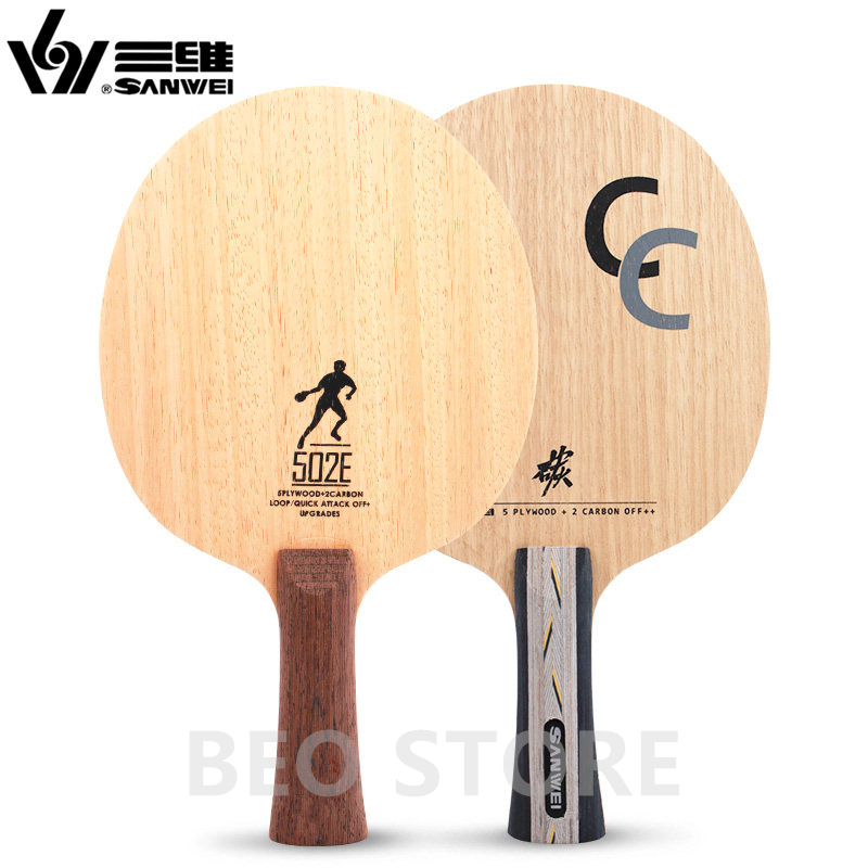 SANWEI CC 502E 5 Ply wood+2 Ca - Stiga Carbon Blade のレビューと価格