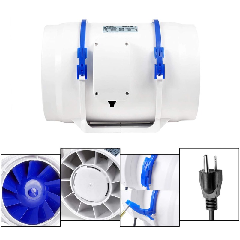 Ducted Blower 6 Inch Inline Du - Rubber Booster Speed のレビューと価格