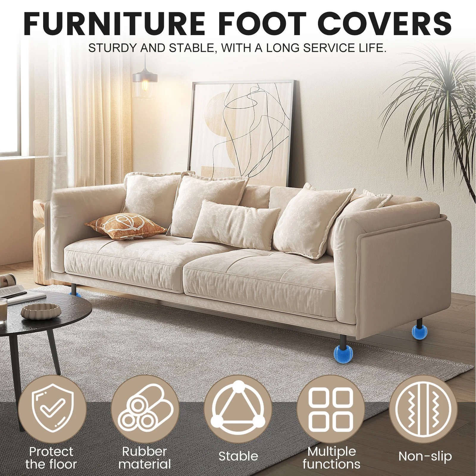 10Pcs Table Chair Foot Covers  - Table Tennis Db Rubbers のレビューと価格