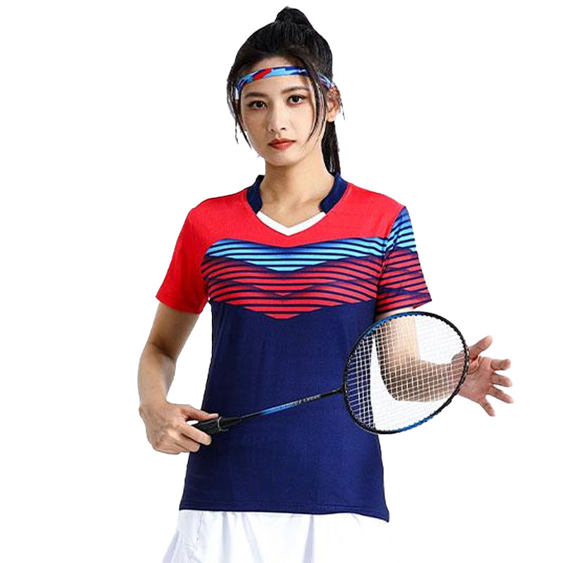 Badminton Shirts Women Patchwo - Table Tennis Volleyball のレビューと価格