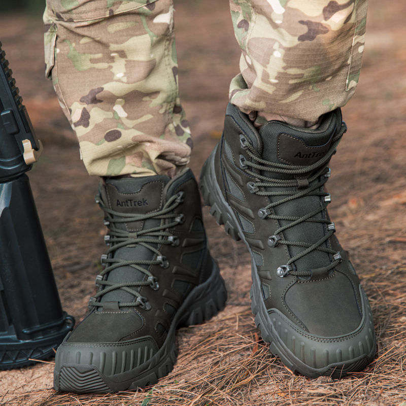 Men Tactical Boots Waterproof  - Anti Loop Rubber のレビューと価格