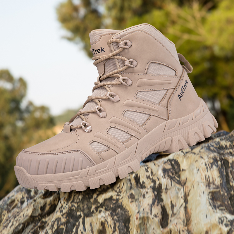 Men Tactical Boots Waterproof  - Anti Loop Rubber のレビューと価格