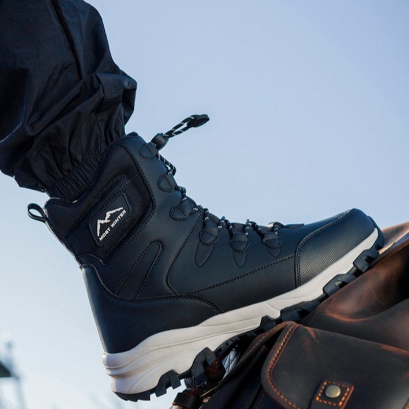 Winter Mens High Top Boots Cou - Anti Loop Rubber のレビューと価格