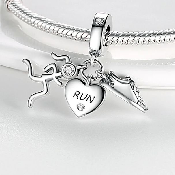 925 Sterling Silver Charms Bea - Table Tennis Volleyball のレビューと価格