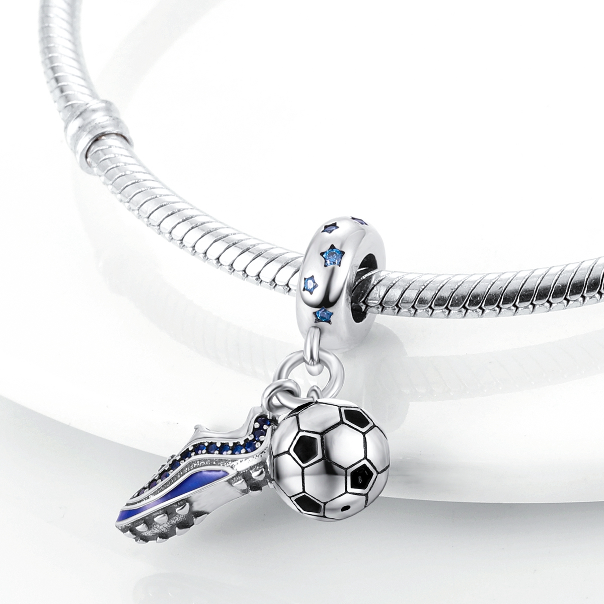 925 Sterling Silver Charms Bea - Table Tennis Volleyball のレビューと価格